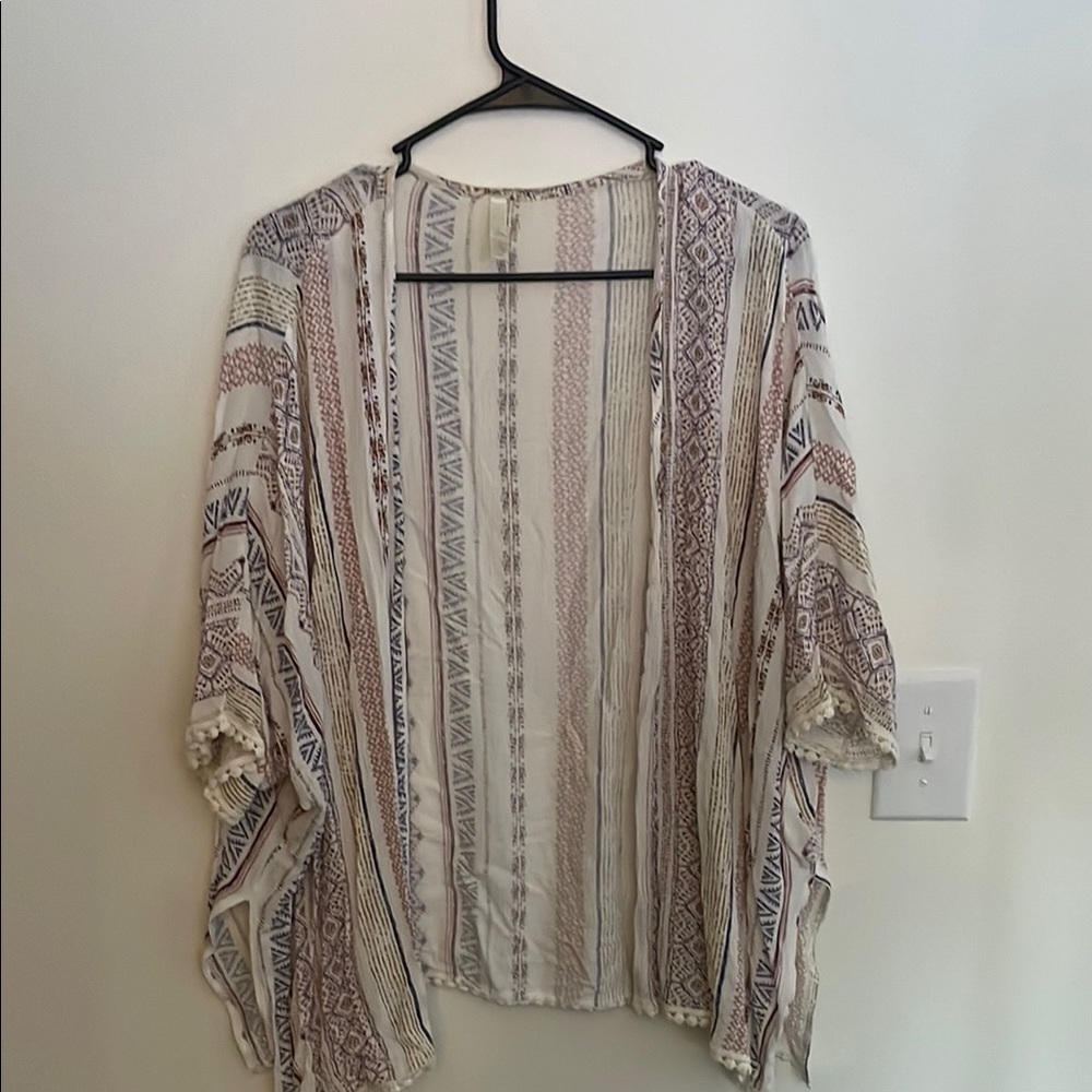 Bohemian Patterned Women's Kimono Cardigan